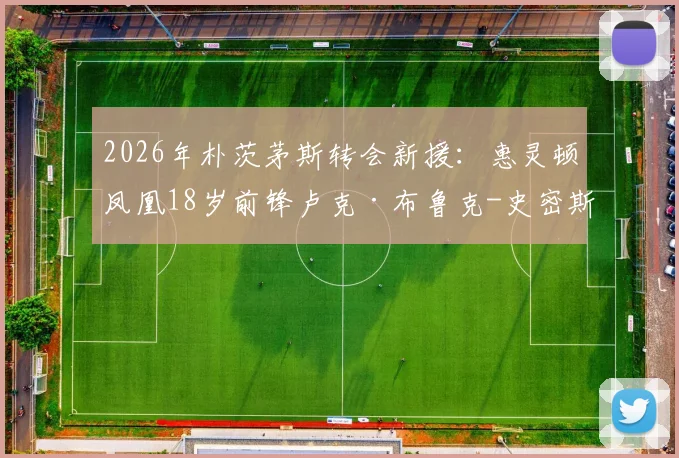 2026年朴茨茅斯转会新援：惠灵顿凤凰18岁前锋卢克·布鲁克-史密斯技术特点与青训背景全解析